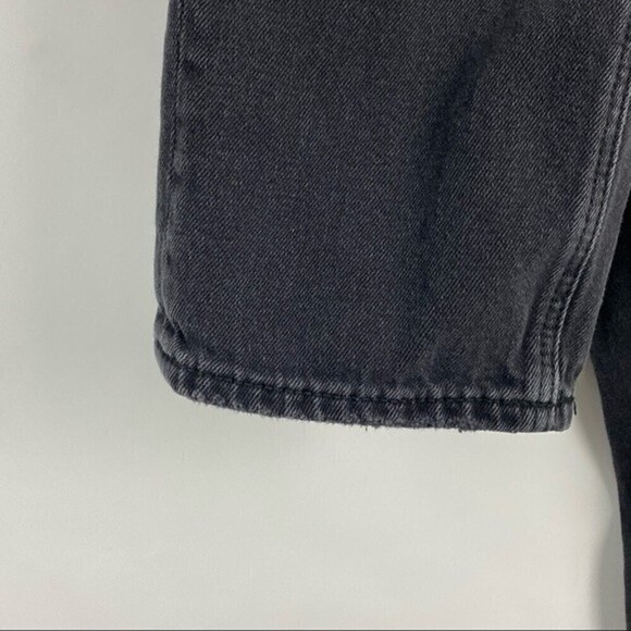 American Eagle Ripped Mom Jeans Black Women's Size 4 - Picture 10 of 14